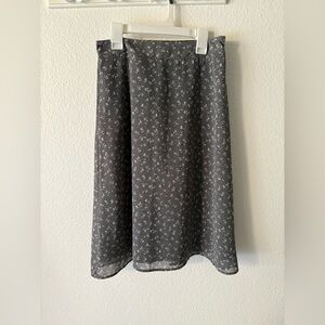 Dusty blue Floral Women's Skirt